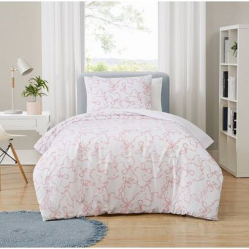 Truly Soft Printed Bow Duvet Cover Set