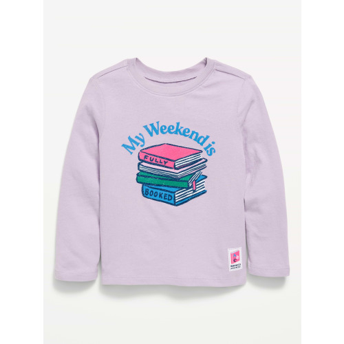 Long-Sleeve Graphic T-Shirt for Toddler Girls