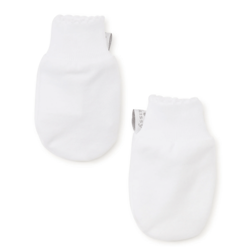 White Kissy Basics Mittens