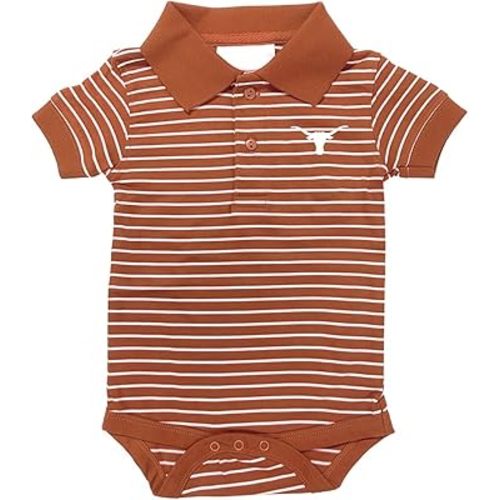 Two Feet Ahead Striped Short Sleeve Golf Polo Baby Bodysuit Creeper Infants Newborn Sizes 0-3M 6M 12M
