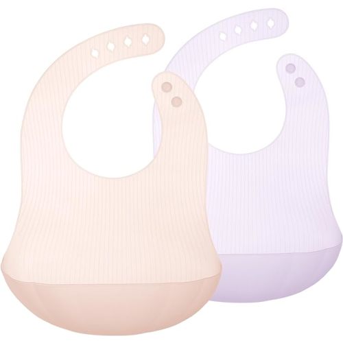 Olababy Fold N Go Silicone Baby Bib w Travel Case | Lightweight Design Eases Pressure Bruising for Infants & Toddlers