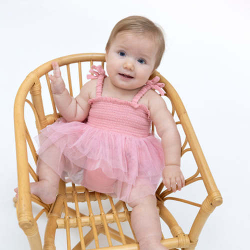 Solid Muslin Poignant Pink - Tutu Bubble