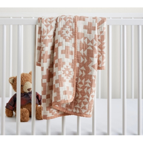 BLUE RIDGE ORGANIC COTTON BABY BLANKET