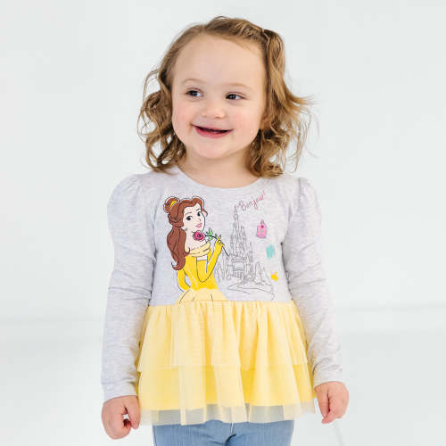 Disney Princess Belle Peplum Top – Little Sleepies