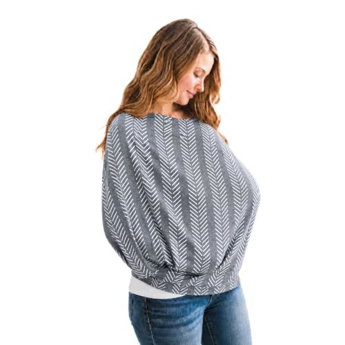 Copper Pearl Nursing Cover for Breastfeeding – Multi-Use Baby Car Seat Cover, Stroller Cover & Breast Feeding Cover Up for Women, Stretchy Breathable High Quality Cover for Boy or Girl, Canyon