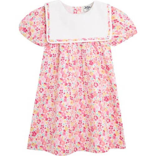 Floral Cotton Sailor Dress, 6-12M