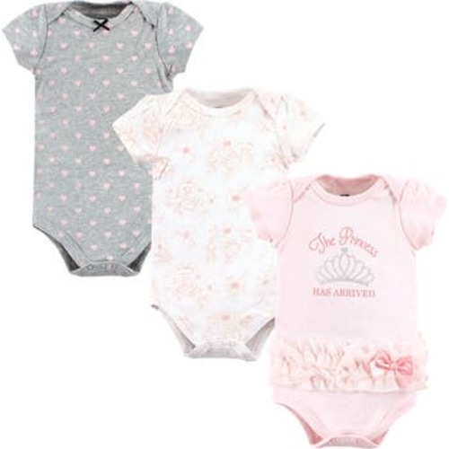 Cotton Bodysuits 3-Pack, 0-3M