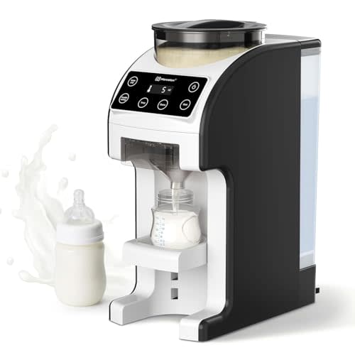 Instant Formula Maker, Automatic Powder Blending for All Brands of Bottles and Formula,Fast and Customizable Formula Dispenser Machine with Accurate Temperature Control for Baby, White
