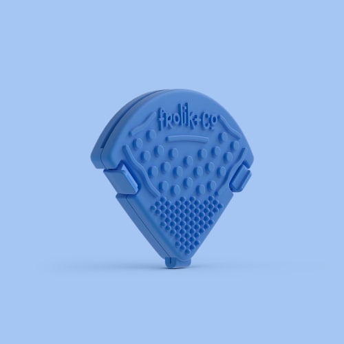Denim Blue Toothi Infant Teether – Frolik+Co