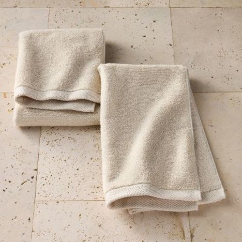 2pk Organic Hand Towel Natural - Casaluna™