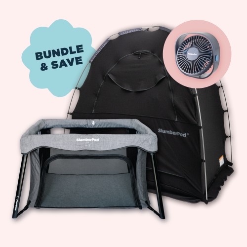 Slumber Pod, Slumber Go Travel Crib, & Fan Bundle