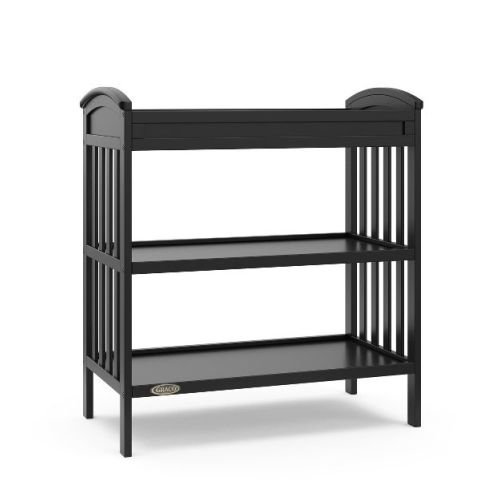 Graco Benton Changing Table with Water-Resistant Changing Pad Black