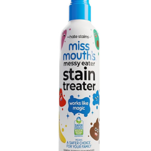 Miss Mouth's Messy Eater Stain Treater Spray - 4oz Stain Remover - Newborn & Baby Essentials - No Dry Cleaning Food, Grease, Coffee Off Laundry, Underwear, Fabric