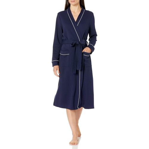 Amazon Essentials Women's Lightweight Waffle Full-Length Robe (Available in Plus Size)
