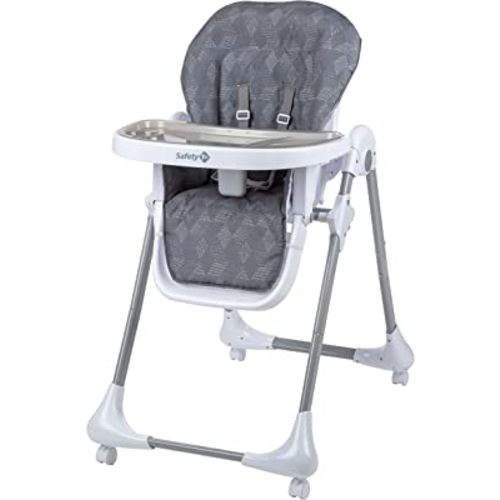 Safety 1st High Chairs for Babies and Toddlers, 3-In-1 Grow and Go with Tray and Adjustable Seat, Monolith