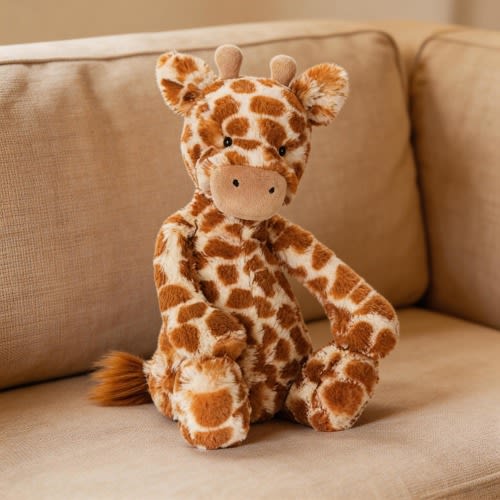 Jellycat Bashful Giraffe Stuffed Animal, Medium 30.48 cm - Wild Animal Plush Toy - Classic Children's Gift