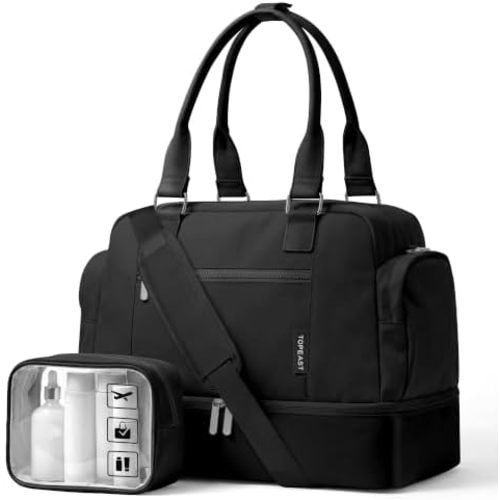 TOPEAST Travel Duffle Bag, Carry On Overnight Weekender Bags for Women/Men