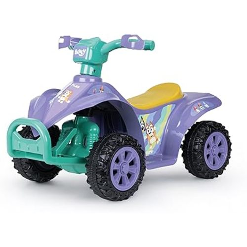 Bluey - 6V Kids Ride-On ATV with Rechargeable Battery, Ages 2-3