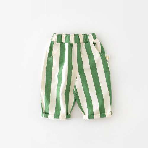 Baby Design Vertical Striped Casual Pants