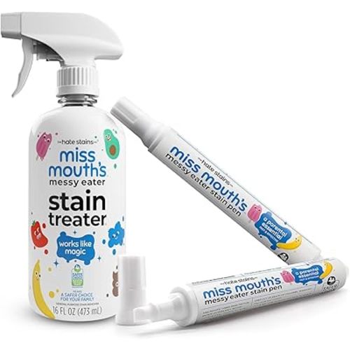 Miss Mouth's Messy Eater Stain Treater - 16oz Spray and 2 Pack Stain Pens