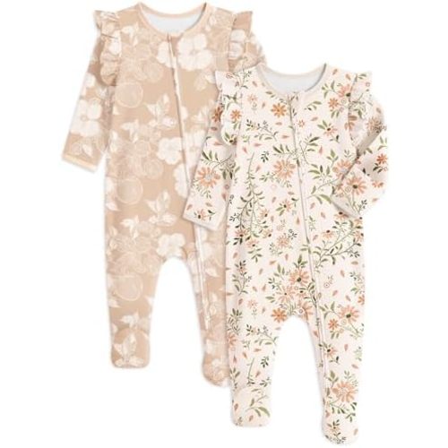 Cotton Pajamas Newborn, 0-3, 3-6, 6-9 Months