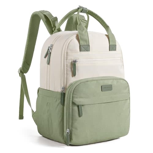 mommore Diaper Bag Backpack Multi-pocket Baby Bag with Changing Pad | Travel Essentials for Mom & Dad, Insulated Pockets & Stroller Straps, Newborn Maternity Bag & Registry Must-Haves