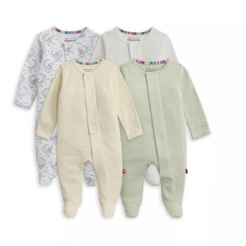 Unisex Footie Bundle, Pack of 4 - Baby