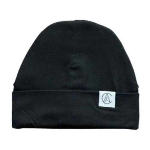 Satin Lined Jersey Beanie-Black – Aarin & Co.