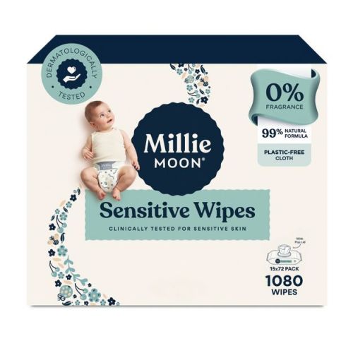 Millie Moon Sensitive Wipes - 1080ct