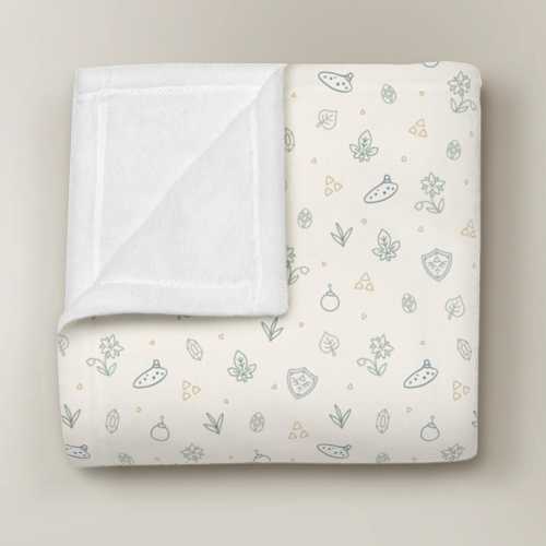 Hero of Time Velveteen Plush Baby Blanket