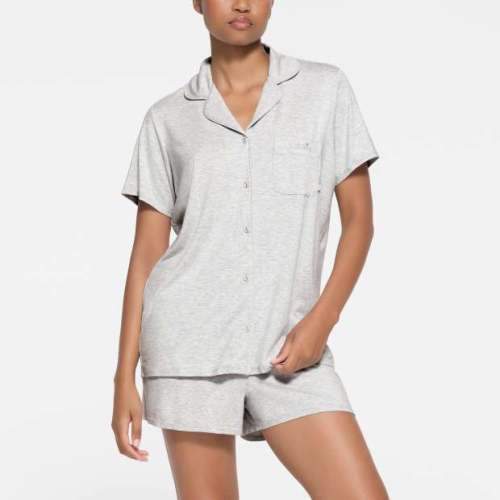 Skims Sleep Short Sleeve Button-Up Set