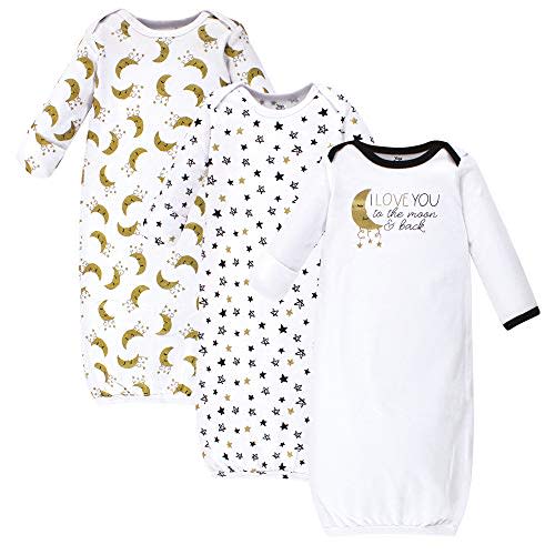 Yoga Sprout Unisex Baby Cotton Gowns