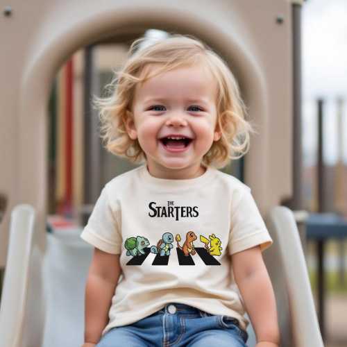 Starters Poke Beatles Gift Kids Tees, Unisex Anime Kids T-Shirt, Toddler Starters Shirt, Poke Kids T-Shirts, Toddlers & Youth