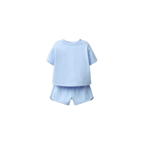 FLAMÉ T-SHIRT AND BERMUDA SET - Light blue | ZARA United States