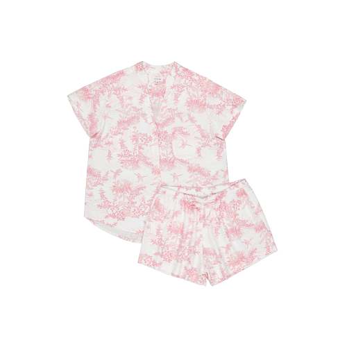 Maggie Pyjama Set - Summer Toile - Pink – Piyama USD