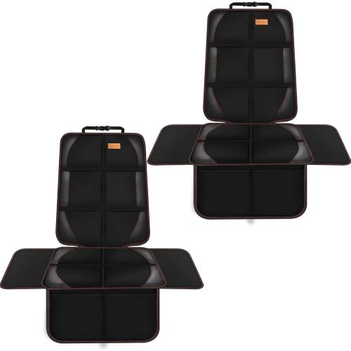 Bacgnyer Car Seat Protector, 2 Pack of Seat Protectors, Thickest Padded 600D Fabric Padding, Waterproof, Durable, Anti Slip Backing, Child Seat Protection, Suitable for Babies, Toddlers, Children