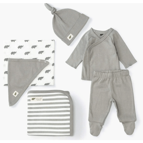 monica + andy
6-Piece Layette
Grey
