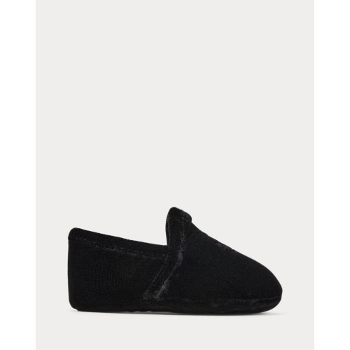 Ash Embroidered Velvet Slipper