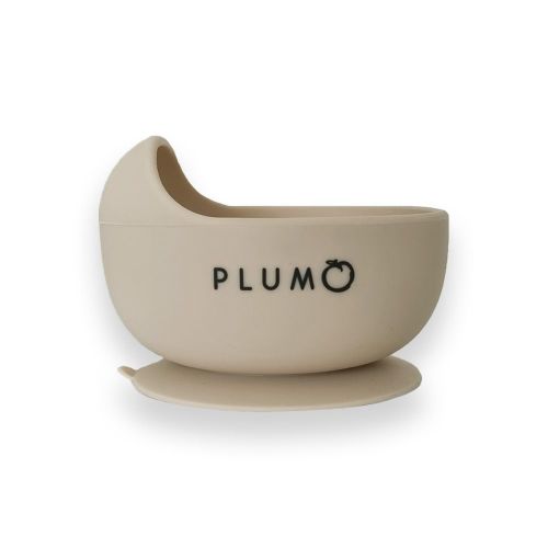 Plum Silicone Suction Duck Egg Bowl Sand