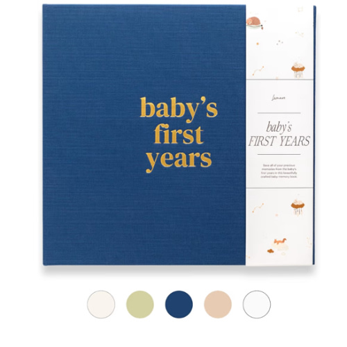 Lamare Baby First Year Book – Baby Memory Book for Girls & Boys - Baby Milestone Book from Pregnancy to Childhood – Cute Baby Book Keepsake Gift
