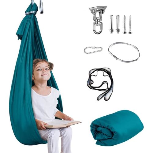 Therapy Swing for Kids with Special Needs (Hardware Included) Snuggle Swing Cuddle Indoor Outdoor Adjustable Hammock for Children with Autism, ADHD, Aspergers, Sensory Integration