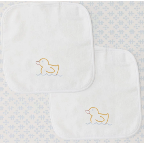 Weezie Washcloths (2-Pack) -- Ducky