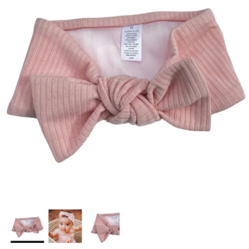 Satin-lined Bow Headband for babies – Aarin & Co.