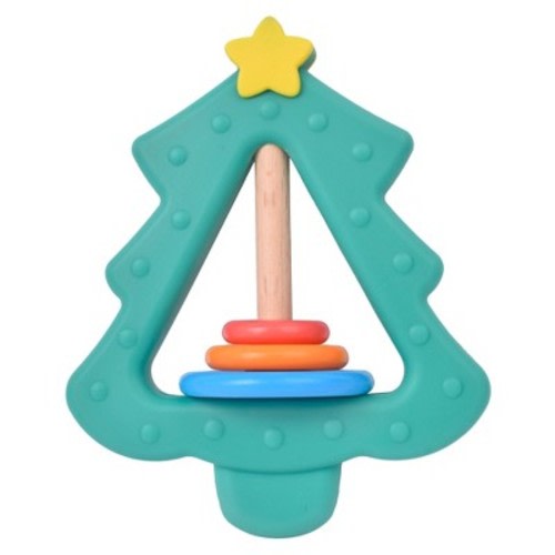 Sunny Days Teether - Tree: Silicone, Beechwood, Sensory Development