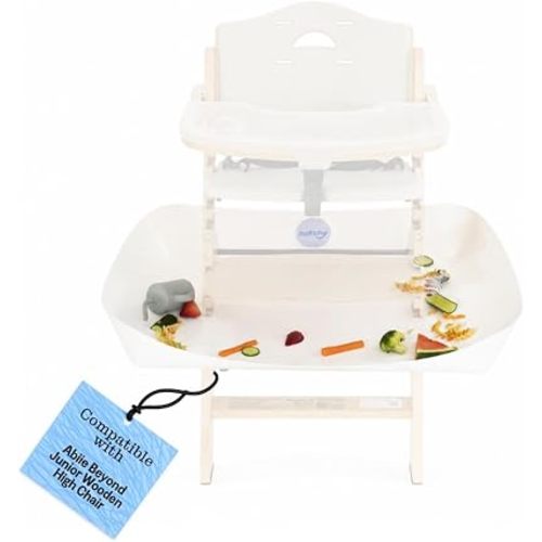 CATCHY - Food Catcher - Compatible with Abiie Beyond Junior High Chair + 12 Other High Chairs - Highchair Sold Separately - Baby & Toddler Food & Mess Catcher - Under High Chair Accessory