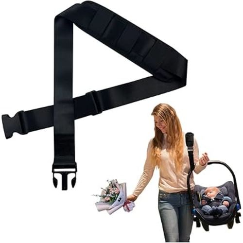 Car Seat Carrying Shoulder Strap Car Seat Travel Belt Car seat Strap Adjustable Shoulder Infant Carrier Transfer Belt for Parent