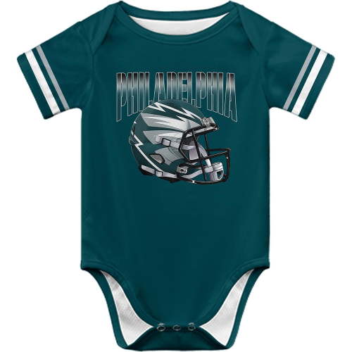Philadelphia Newborn City Baby Girl Boy Clothes Unisex,Football Team Clothing Short Sleeve Apparel,Baby Bodysuits,Size:3-24 Months