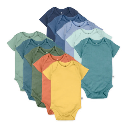 10-Pack Organic Cotton Short Sleeve Bodysuits | Honest Baby Clothing