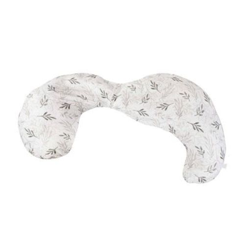 Boppy Total Body Pillow with Removable Pillow Cover - Gray Wispy Leaves