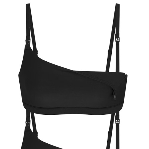 FITS EVERYBODY MATERNITY NURSING SCOOP BRALETTE 2-PACK | ONYX | SKIMS